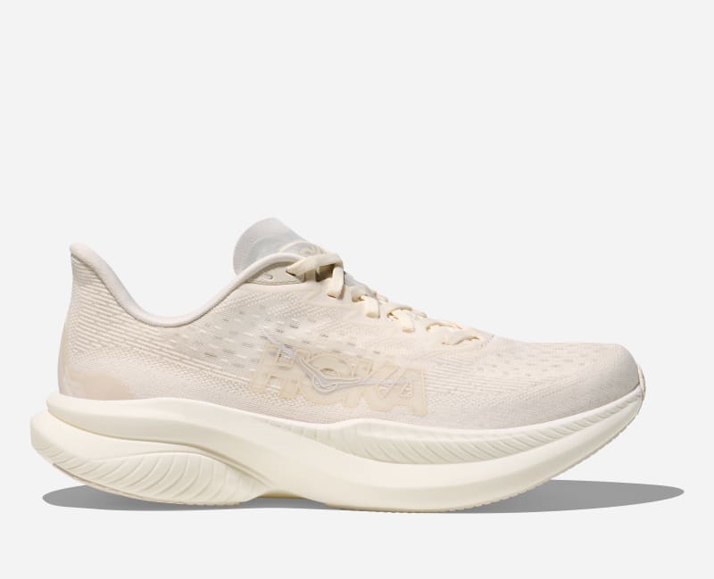 HOKA Mach 6 løpesko til dame i farger alabaster/cosmic grå, størrelse: 40 2/3