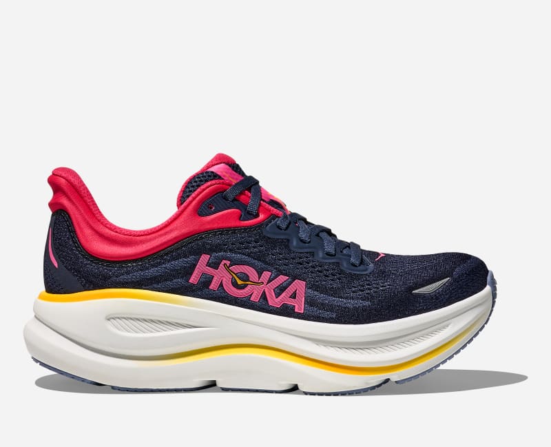 HOKA Bondi 9 Schoenen voor Dames in Varsity Navy, maat 36 Normaal | Road