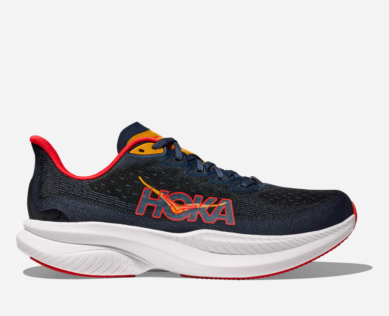 HOKA Men's Mach Shoes 6 in Varsity Navy/Nautical Dusk, Size 43 1/3