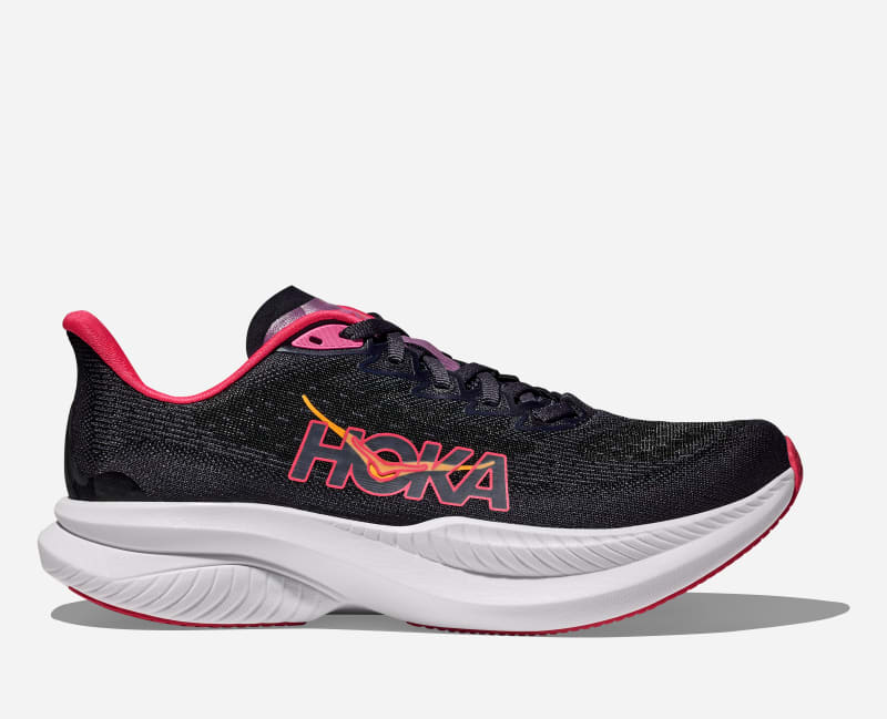 HOKA Women's Mach 6 Road Running Shoes in Varsity Navy/Nautical Dusk, Size 5.5
