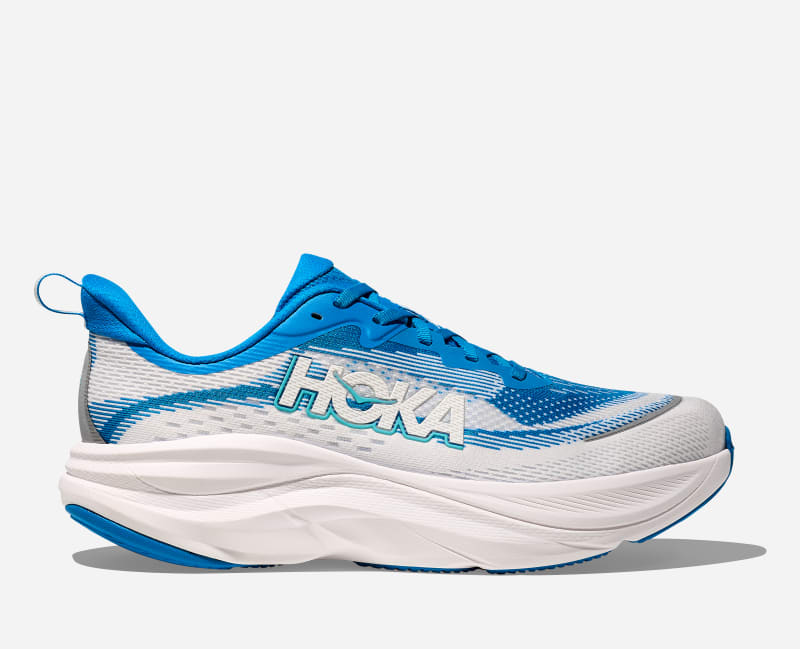 HOKA Men's Skyflow Road Running Shoes in Hoka Blue/Frost, Size 11.5