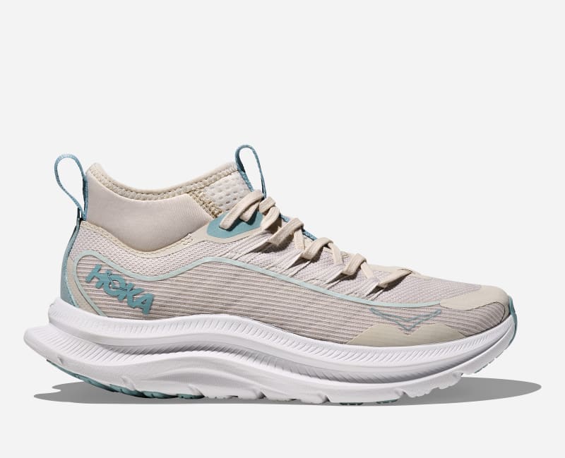 HOKA Kawana Mid Chaussures pour Femme en Stucco/White Taille 38 2/3 | Lifestyle