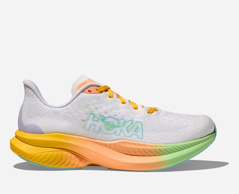 HOKA Women's Mach Shoes 6 in Frost/Starlight Glow, Size 39 1/3