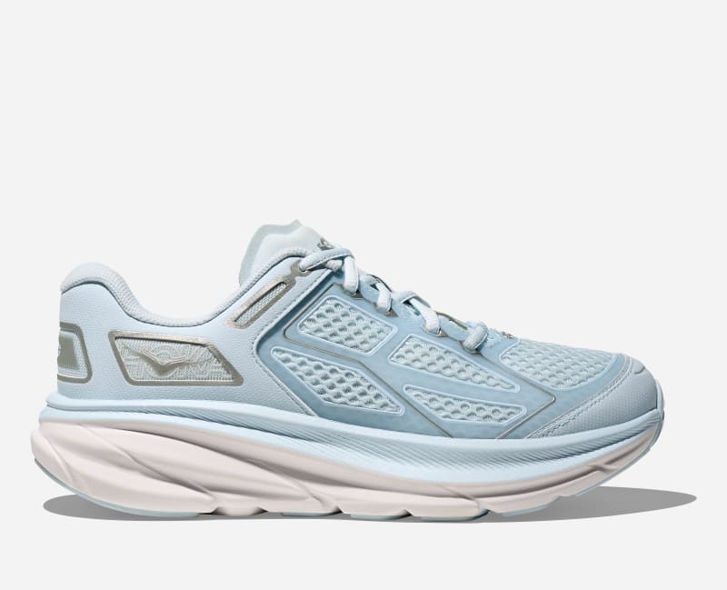 HOKA Clifton One9 Chaussures en Clear Lake/White Taille 48 | Lifestyle
