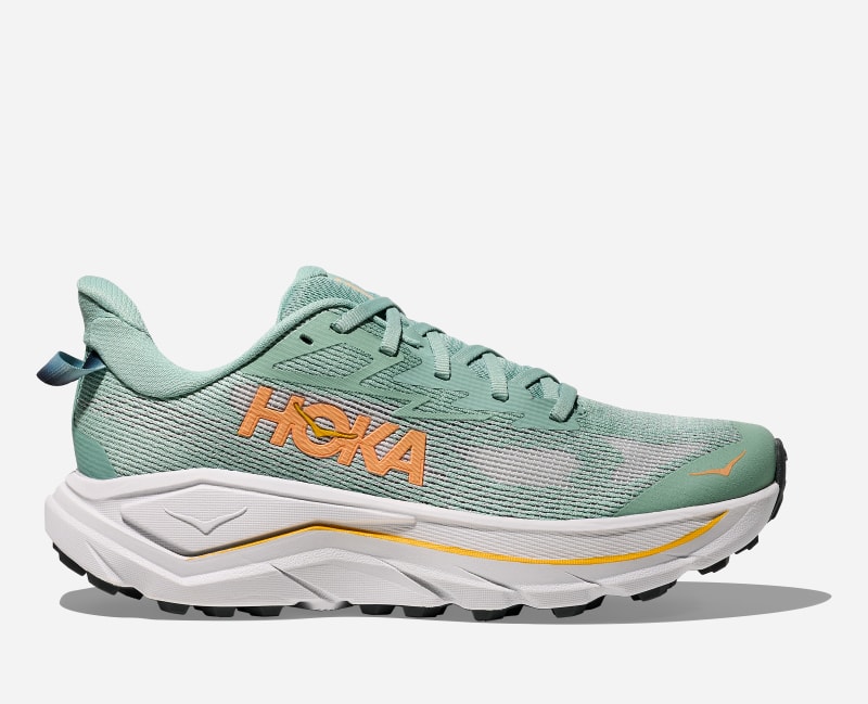 HOKA Women's Challenger 8 Road Running Shoes in Jade/Cosmic Grey, Size 6