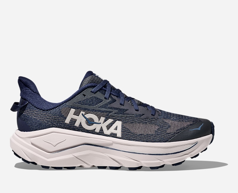 HOKA Men's Challenger 8 Shoes in Midnight Blue/Grout, Size 10.5