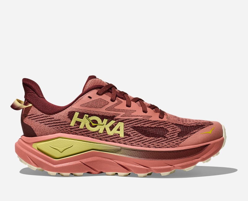 HOKA Women's Challenger 8 Road Running Shoes in Blush/Dark Cedar, Size 7.5