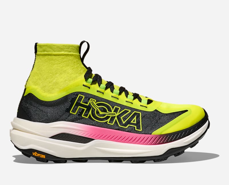 Tecton X 3 Trail Running Shoes in Neon HOKA Women's Citrus/Black, Size 38