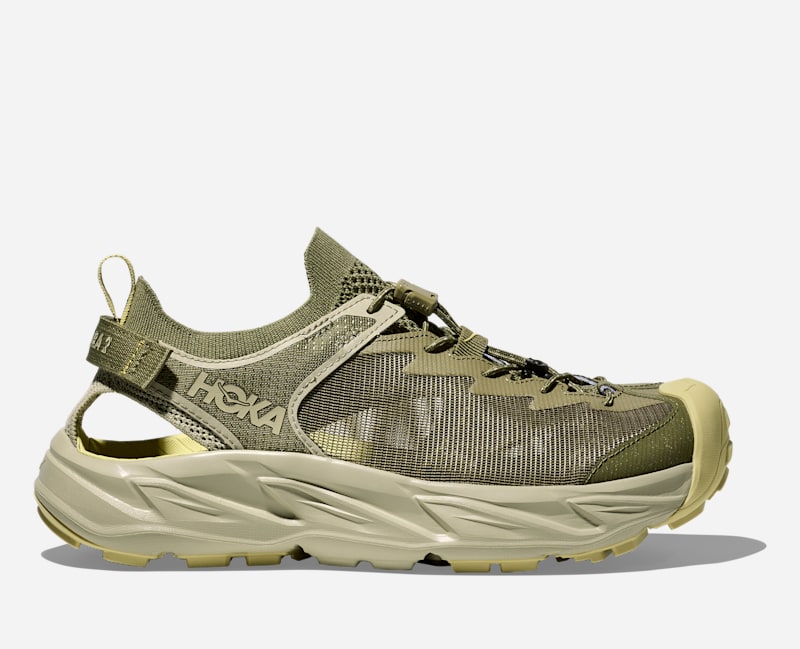 HOKA Men's Hopara 2 Hiking Shoes in Wild Mushroom/Oyster Mushroom, Size 9