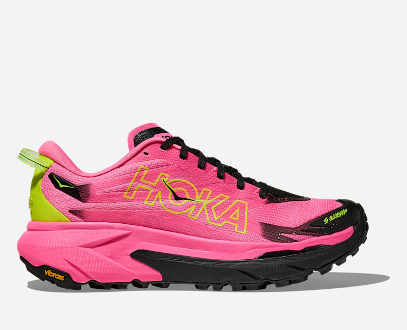 HOKA Mafate 5 Schoenen voor Dames in Neon Rose, maat 40 | Trail
