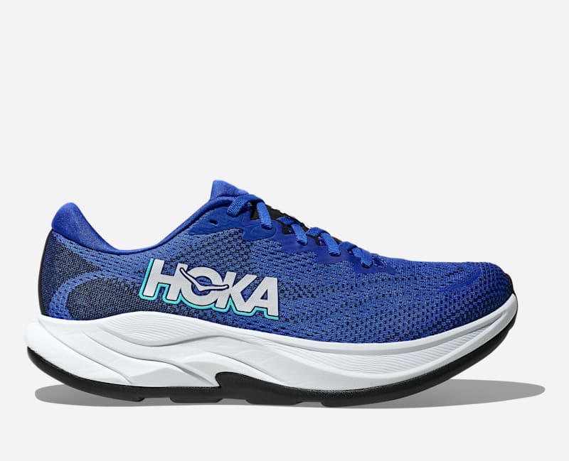 HOKA Women's Rincon 4 Road Running Shoes in Ultramarine/Black, Size 7.5