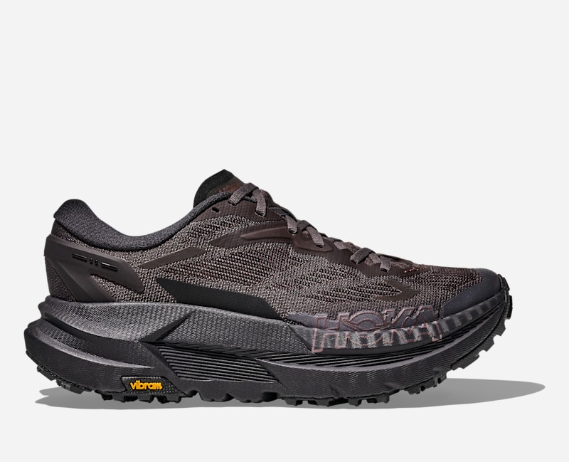 HOKA Mafate X _J.l-A.l_ in Jet Black/Espresso, Size 45 1/3