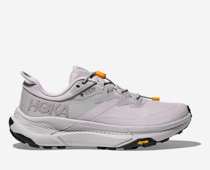 HOKA Women's Transport GORE-TEX Hiking Shoes in Ash Grey/Ash Grey, Size 8