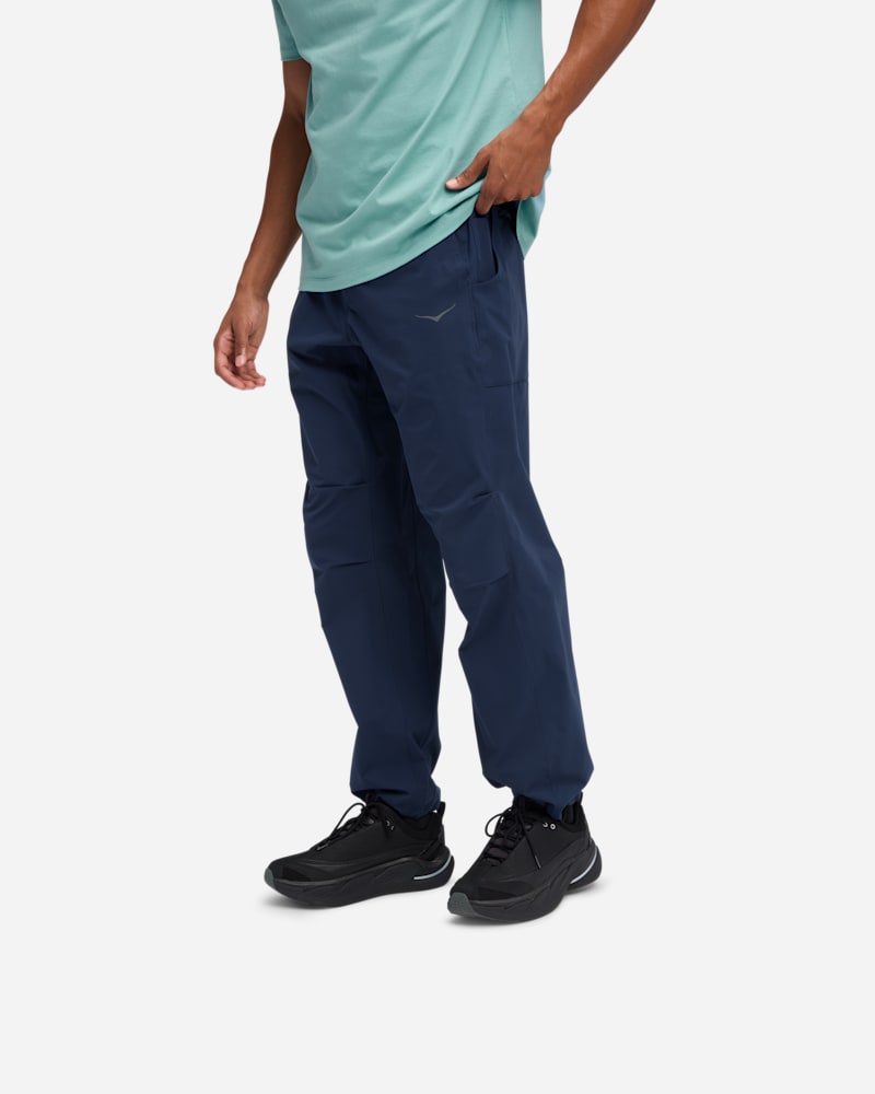 HOKA Men's Woodland Hike Pant in Midnight Blue, Size XS