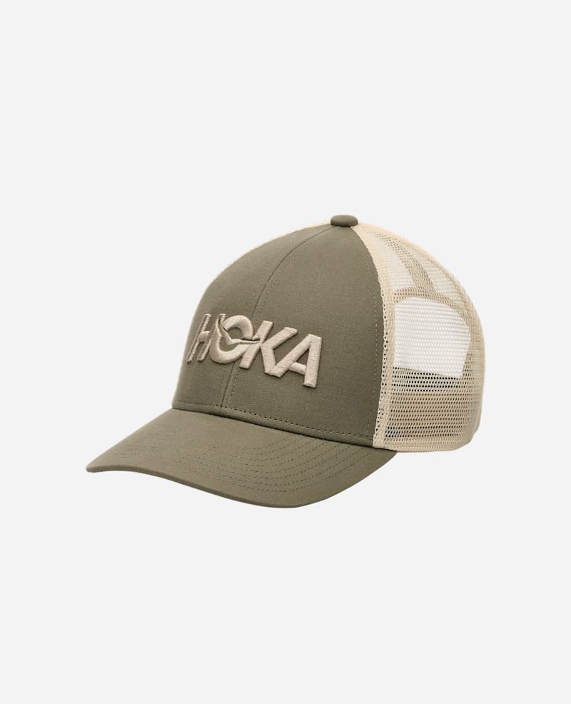 Hoka Trucker Hat in Wild Mushroom