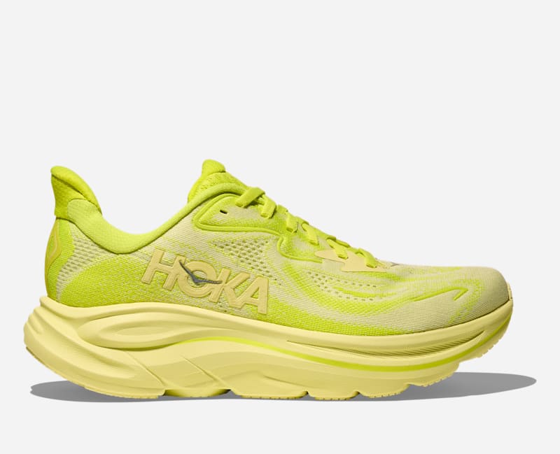 Clifton 10 Shoes in Neon HOKA Women's Citrus/Sunlight, Size 40 2/3