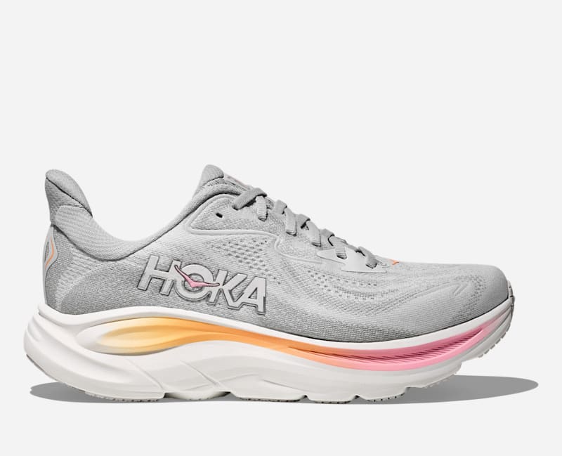 HOKA Clifton 10 løpesko til dame i farger stardust/cosmic grå, størrelse: 36 2/3