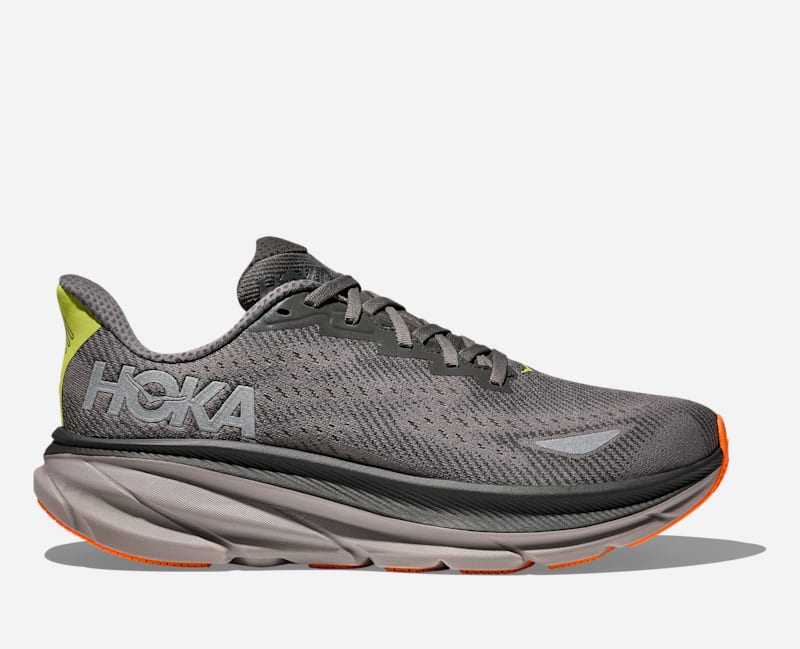 HOKA Clifton 9 GORE-TEX Scarpe per Uomo in Asphalt Grey/Gravel Taglia 42 2/3 | Shoes