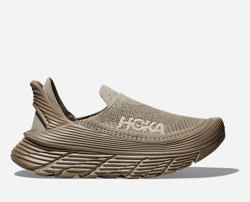 HOKA Restore TC Chaussures en Dune/Oxford Tan Taille 44 | Récupération