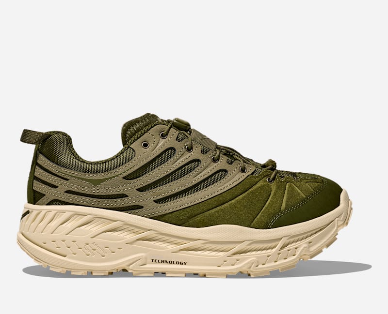 HOKA Elite Terrain System Stinson EVO OG Zapatillas en Moss Green Talla 38 2/3 | Estilo De Vida