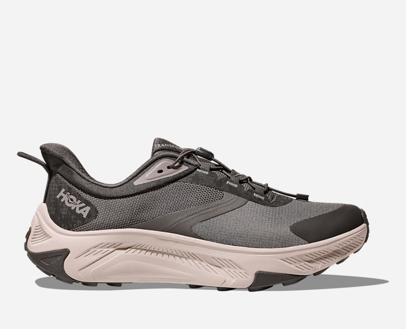 HOKA Men's Transport 2 Shoes in Gravel/Stucco, Size 11.5