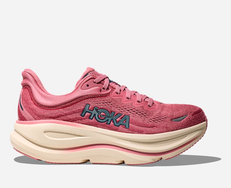 HOKA Bondi 9 tursko til dame i farger lingonberry/cranberry, størrelse: 40 2/3