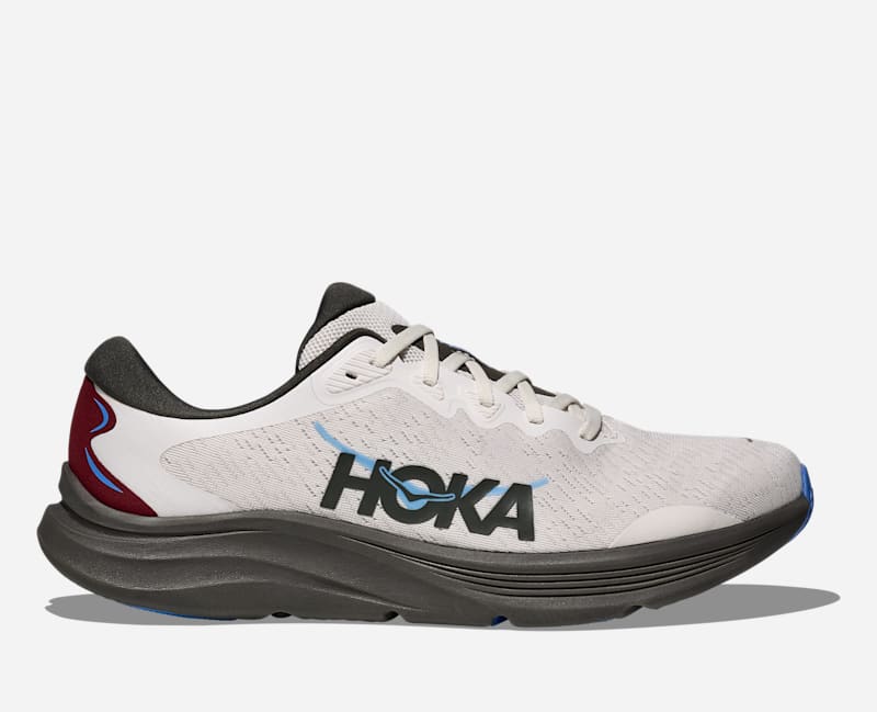 HOKA Men's Solimar 2 Shoes in Grout/Asphalt Grey, Size 9