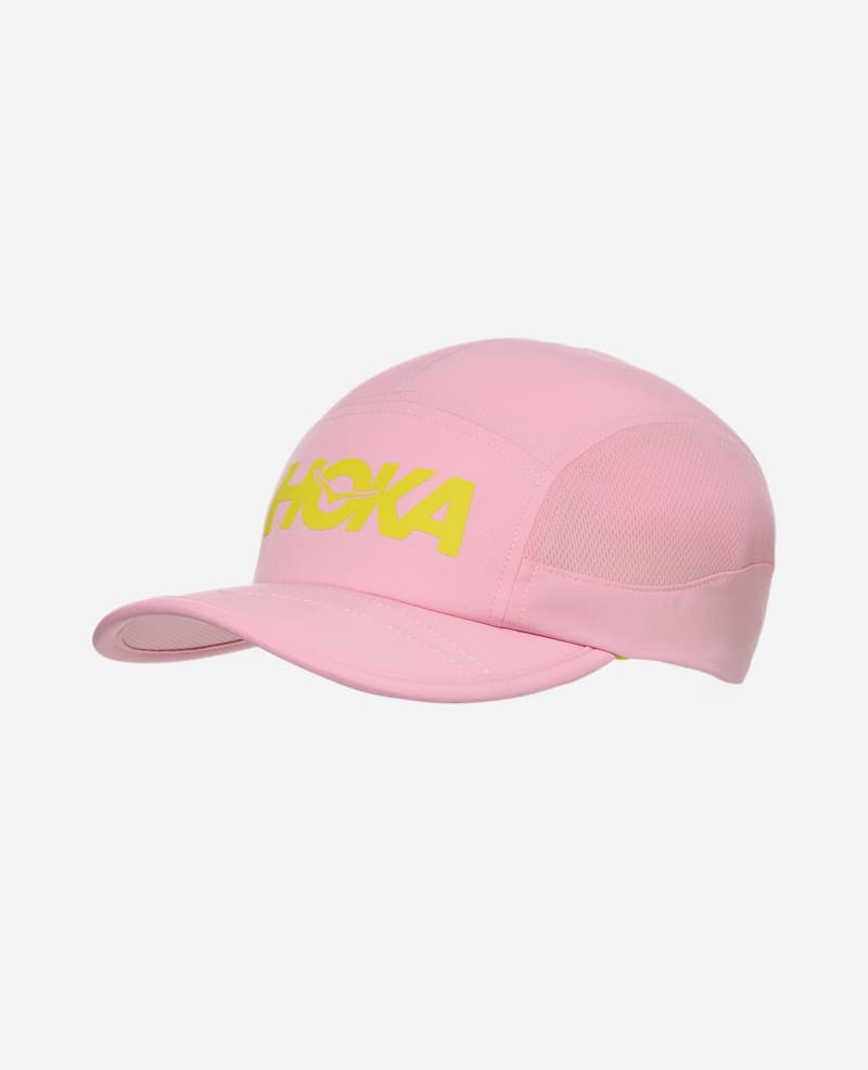 Hoka Run Hat in Bubble Gum