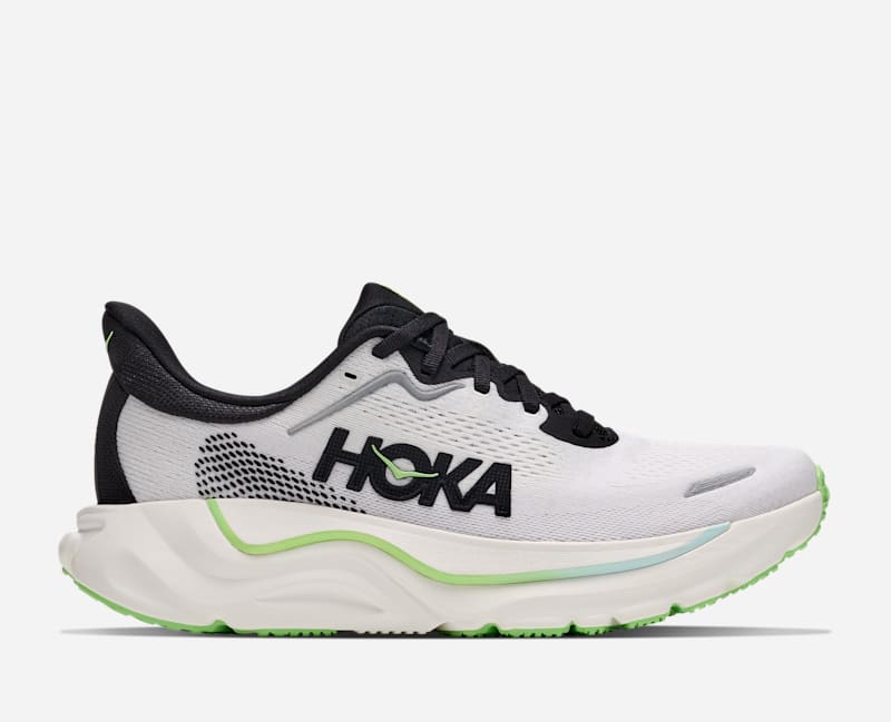 HOKA Men's Arahi 9 Shoes in Frost/Black