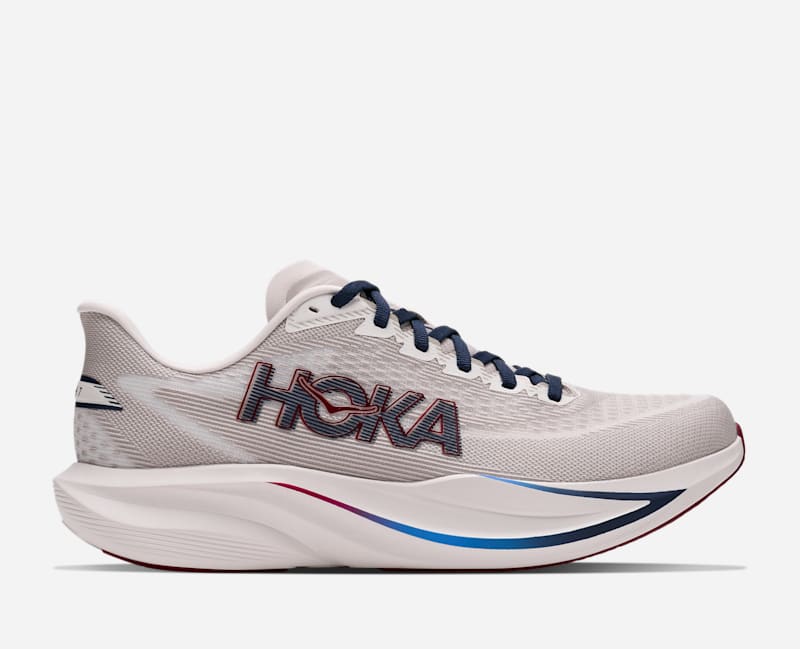 HOKA Men's Mach 7 Shoes in Putty/Grout, Size 8