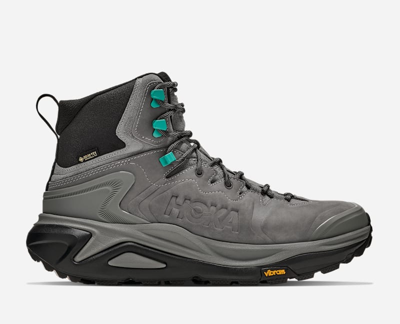 HOKA Men's Kaha 3 GTX in Asteroid Grey/Asteroid Grey, Size 10