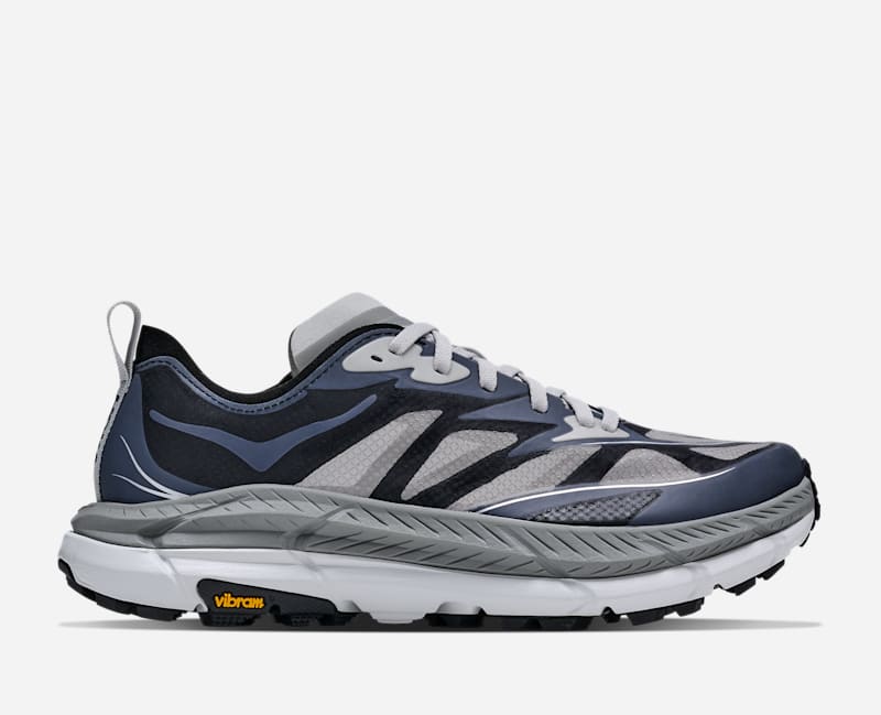 HOKA Mafate Speed 4 Lite Lifestyle Shoes in Black/Stardust, Size 9.5