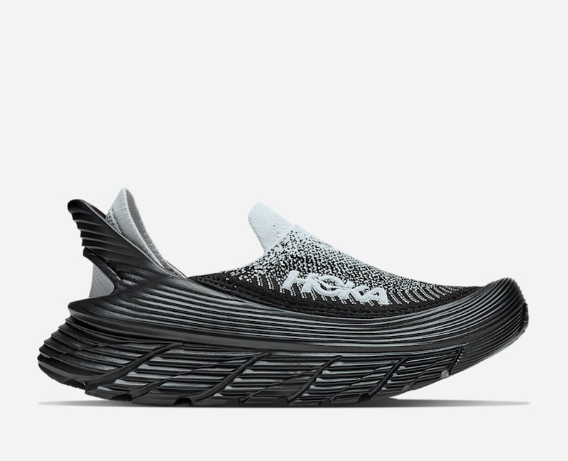 HOKA Restore TC Shoes in Cosmic Grey/Black, Size 7 M/8 W