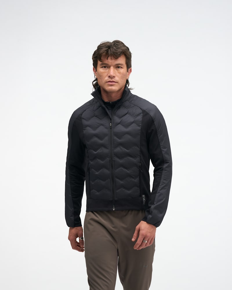 HOKA Men's SkyFill Insulated Jacket in Black