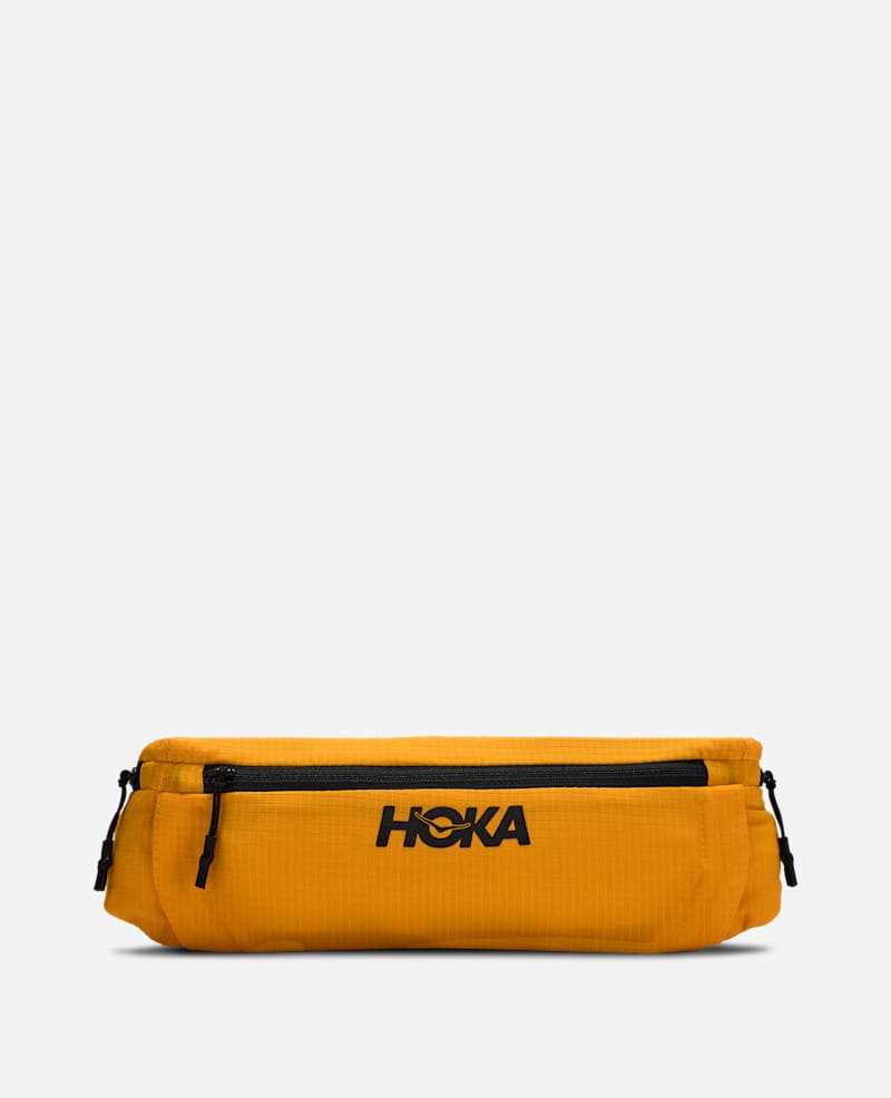 HOKA Run Belt in Egg Yolk, Size Large