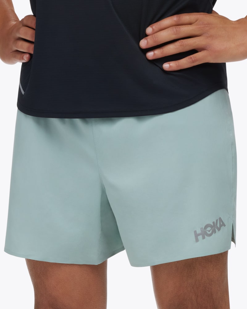HOKA Tee-shirt de running Glide Short Sleeve Homme Rose - 1123725-BLK