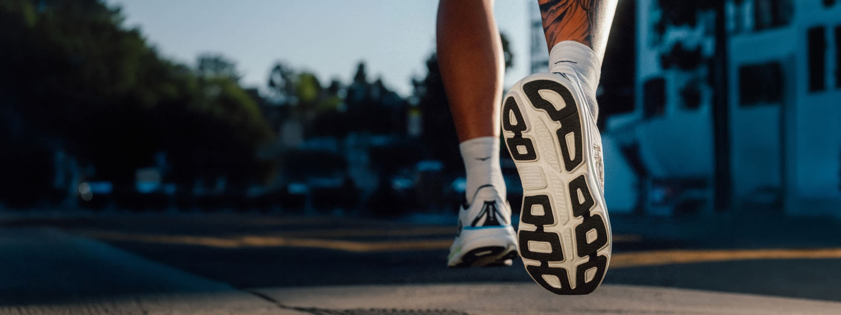 Close up shot of the bottom of a shoe