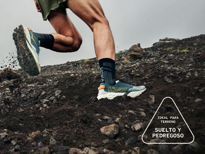 Hoka Speedgoat 7 en accion trail
