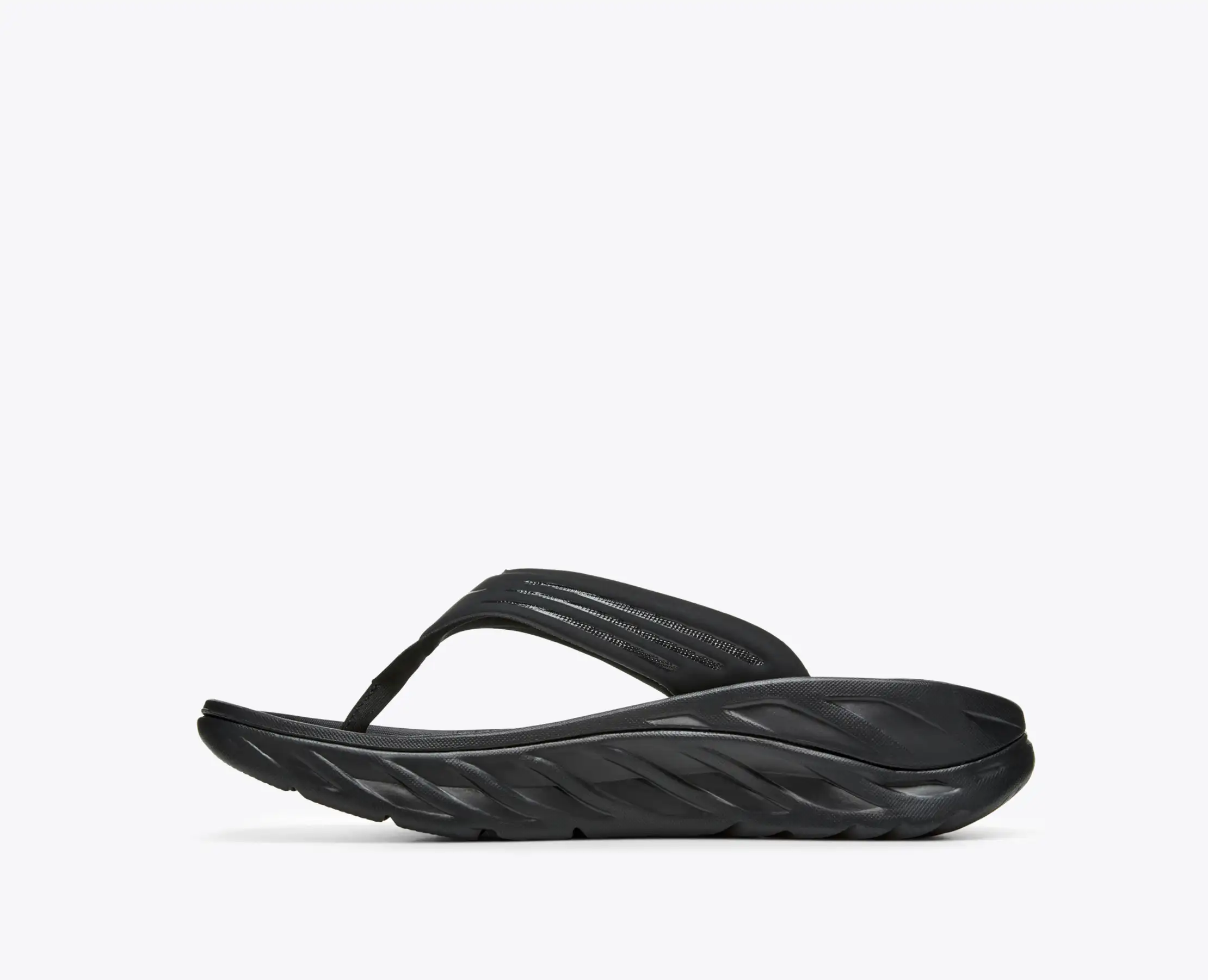 【美品】HOKA ONE ONE ORA RECOVERY FLIP BLACK 26センチ ホカオネオネ オラリカバリーフリップサンダル 黒　