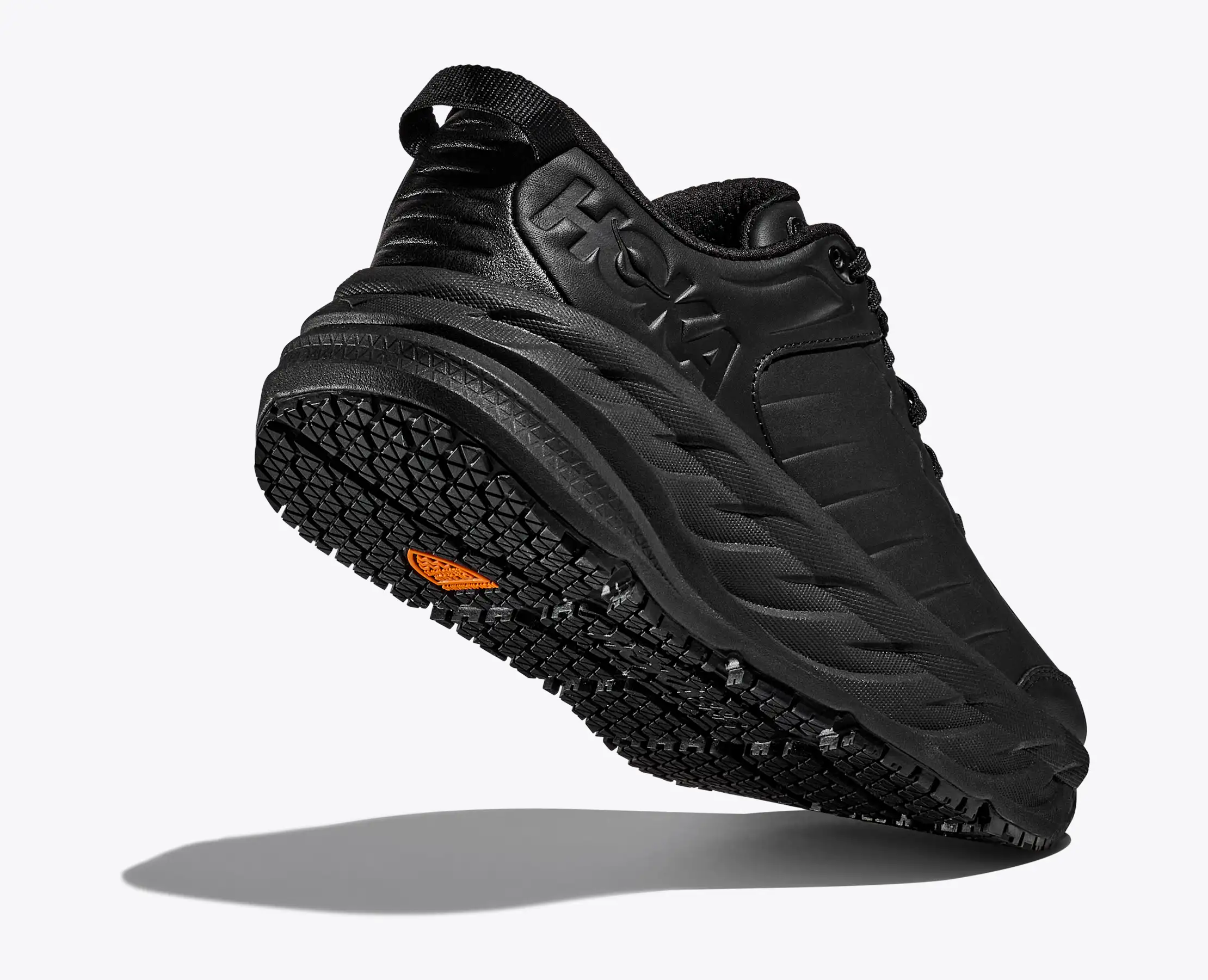 HOKA BONDI SR ブラック 23.0 Men's Bondi SR Cushioned Leather Slip Resistant Shoe | HOKA®