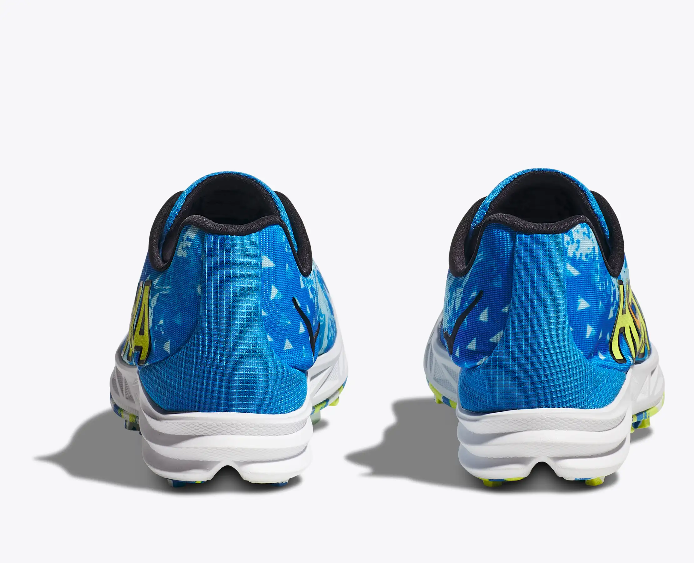 Hoka Men’s Crescendo XC cross-country running shoe Sz 10.5 HOKA Unisex Crescendo XC Spikes Dive Blue/Evening Primrose main image 2