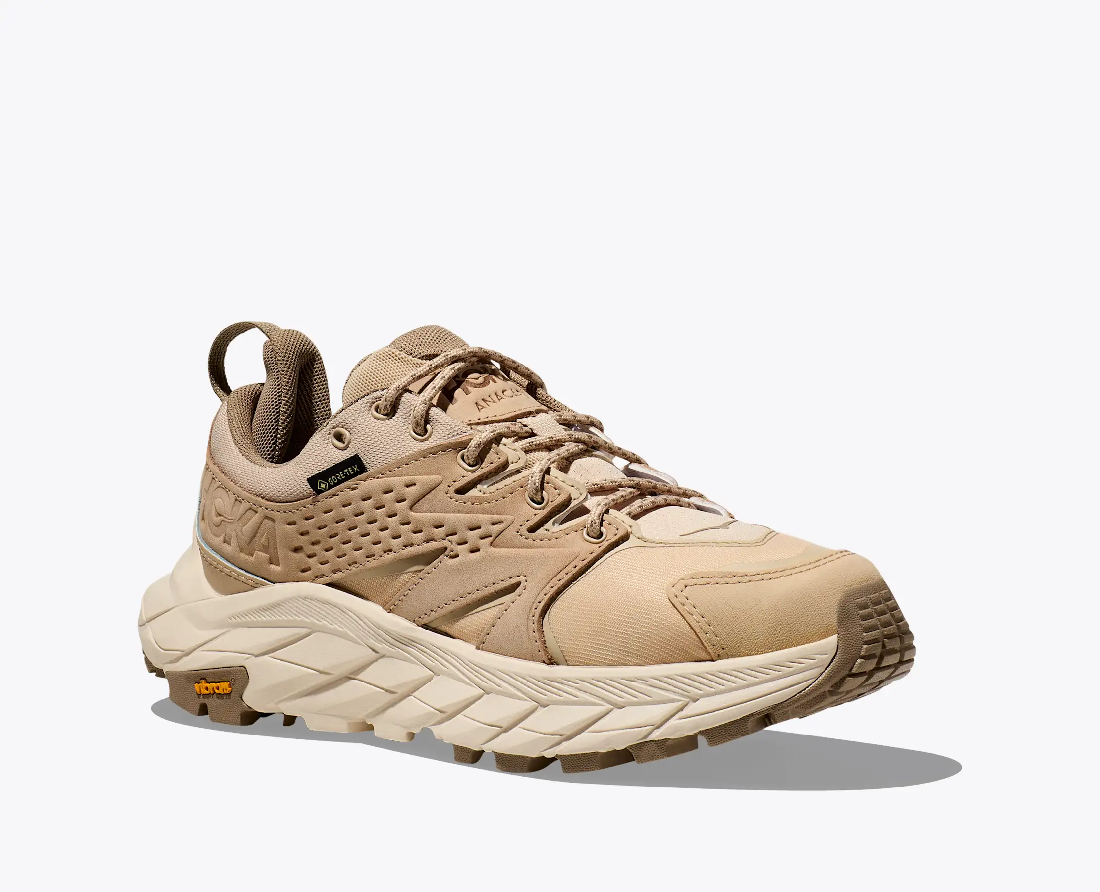 Men’s Size 9.5 - Hoka One One Anacapa Low GORE-TEX GTX Eggnog Shifting Sand Hoka ONE ONE Anacapa Low GTX | Shifting Sand/Eggnog | Canoe Club main image 3