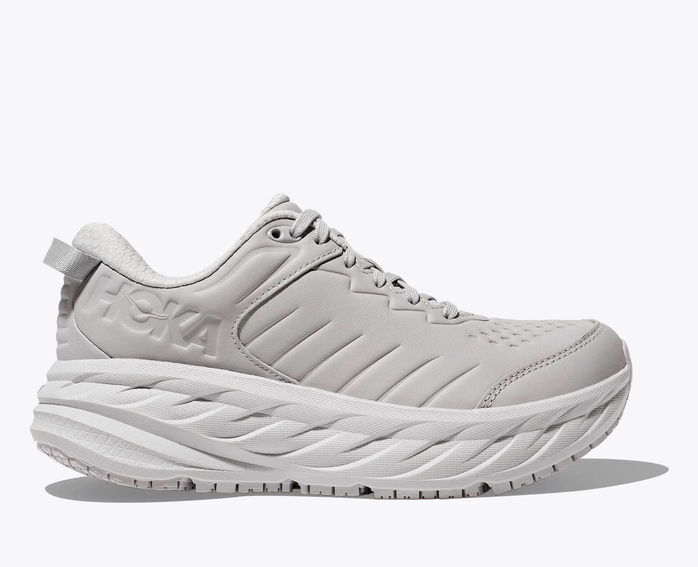 Men's Bondi SR Cushioned Leather Slip Resistant Shoe | HOKA® Men's Bondi SR Cushioned Leather Slip Resistant Shoe | HOKA®