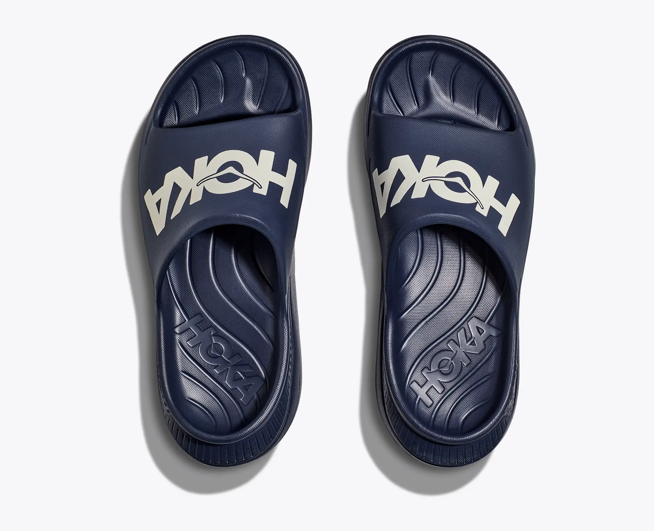 Hoka Blue Recovery Slide Sandals HOKA - Unisex Ora Recovery Slide 3 | Recovery Sandal  main image 3