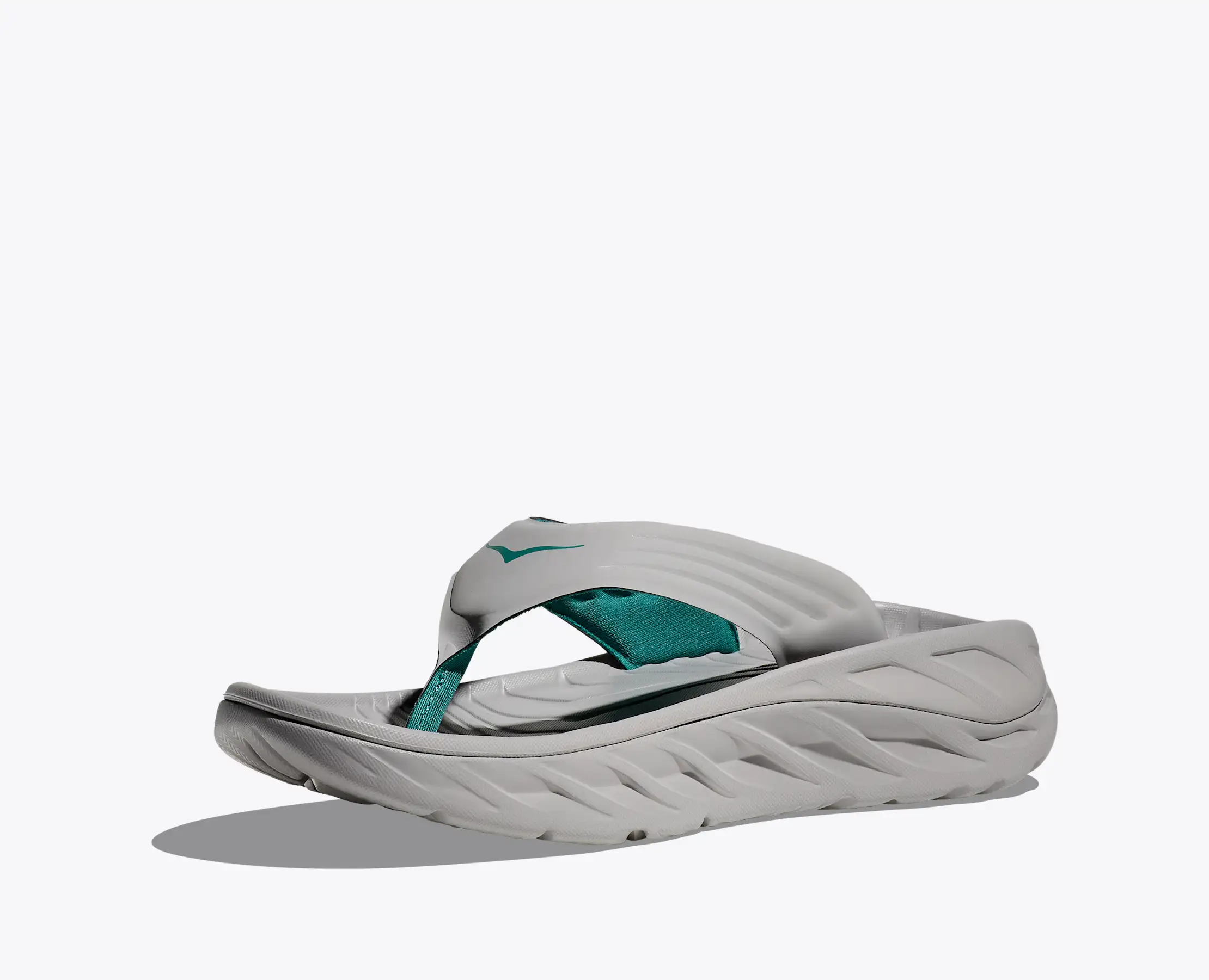 Hoka one one Ora recovery sandal Men\'s Mint Blue Sandals Comfort Slide M 12 Hoka One One Ora Luxe Recovery Slide Sandals Men main image 2