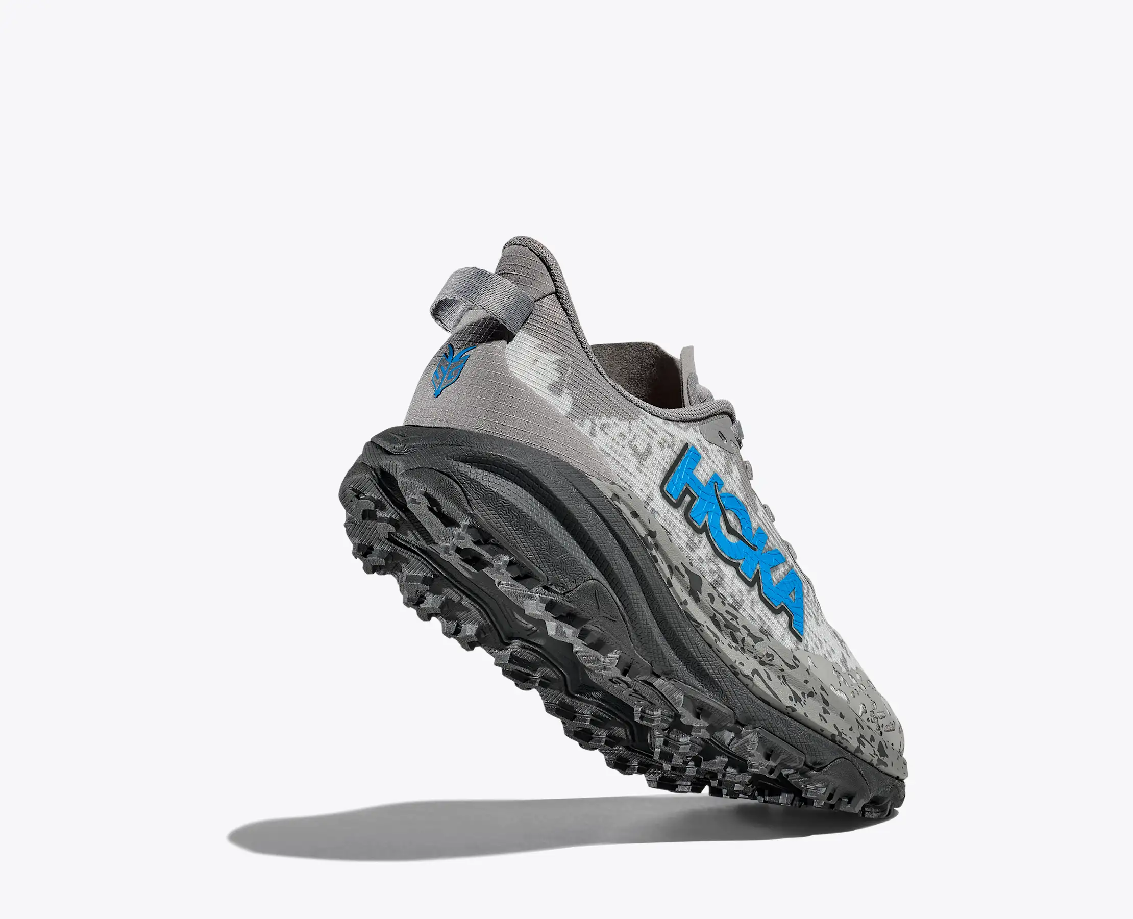 (取寄) ホカキッズ スピードゴート 6 (ビッグ キッド) Hoka Kids Speedgoat 6 (Big Kid) Galactic Grey/Hoka Blue Kids' Speedgoat 6 Trail Running Shoe | HOKA®