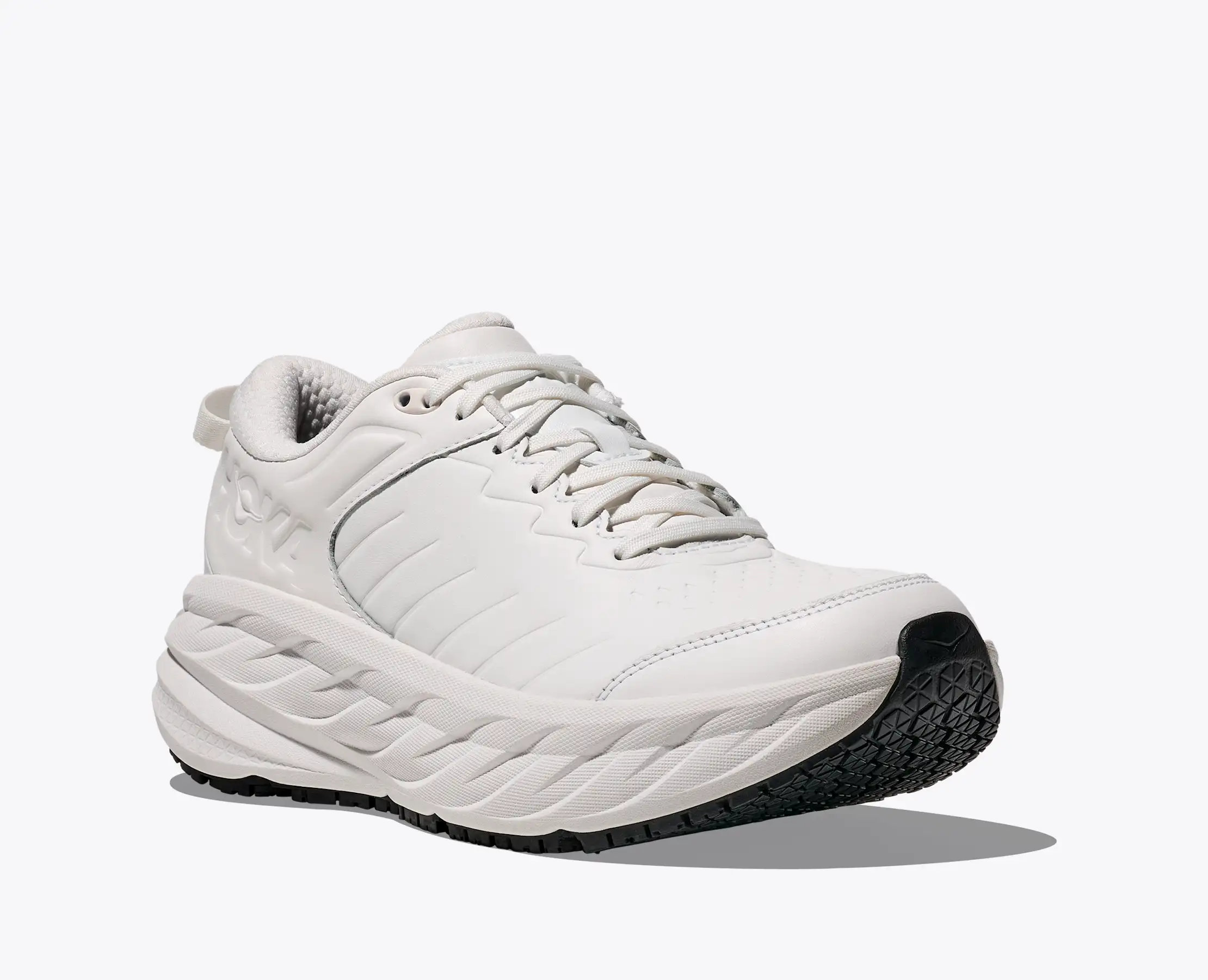 Men's Bondi SR Cushioned Leather Slip Resistant Shoe | HOKA®