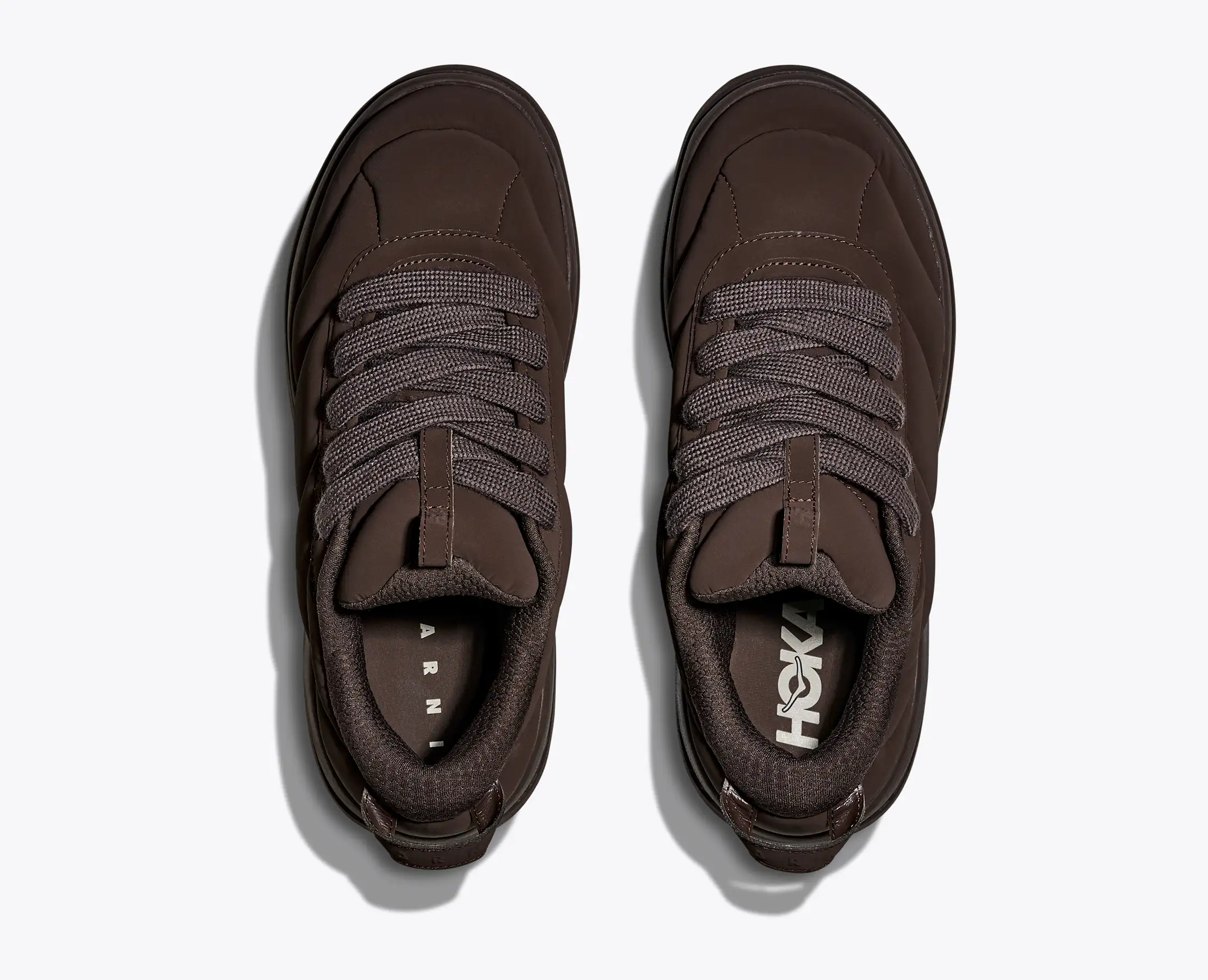 MARNI HOKA ブラウン 厚底スニーカー HOKA ONE ONE® Bondi B3LS MARNI for | HOKA ONE ONE®