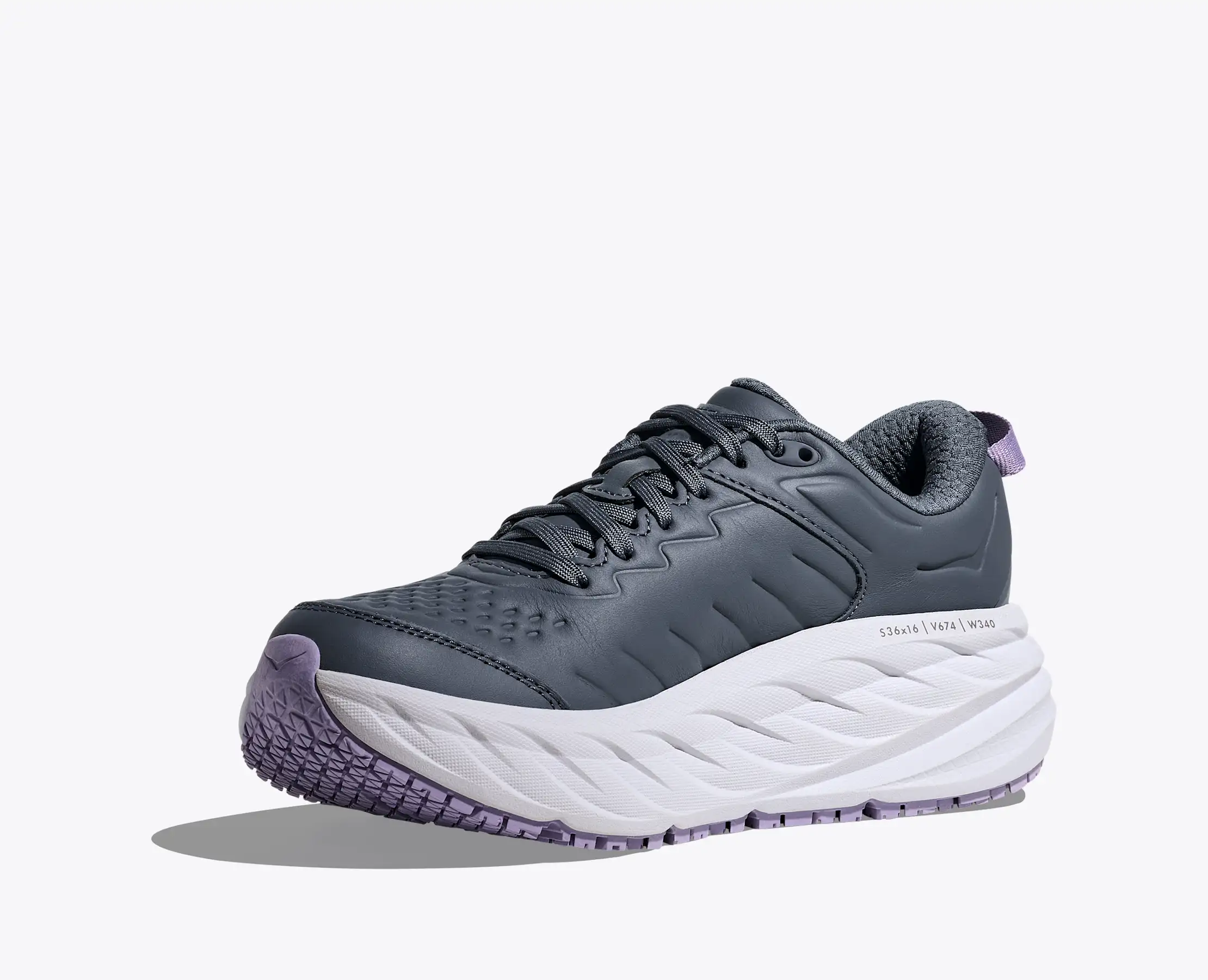 Women's Bondi SR Cushioned Leather Slip Resistant Shoe | HOKA®