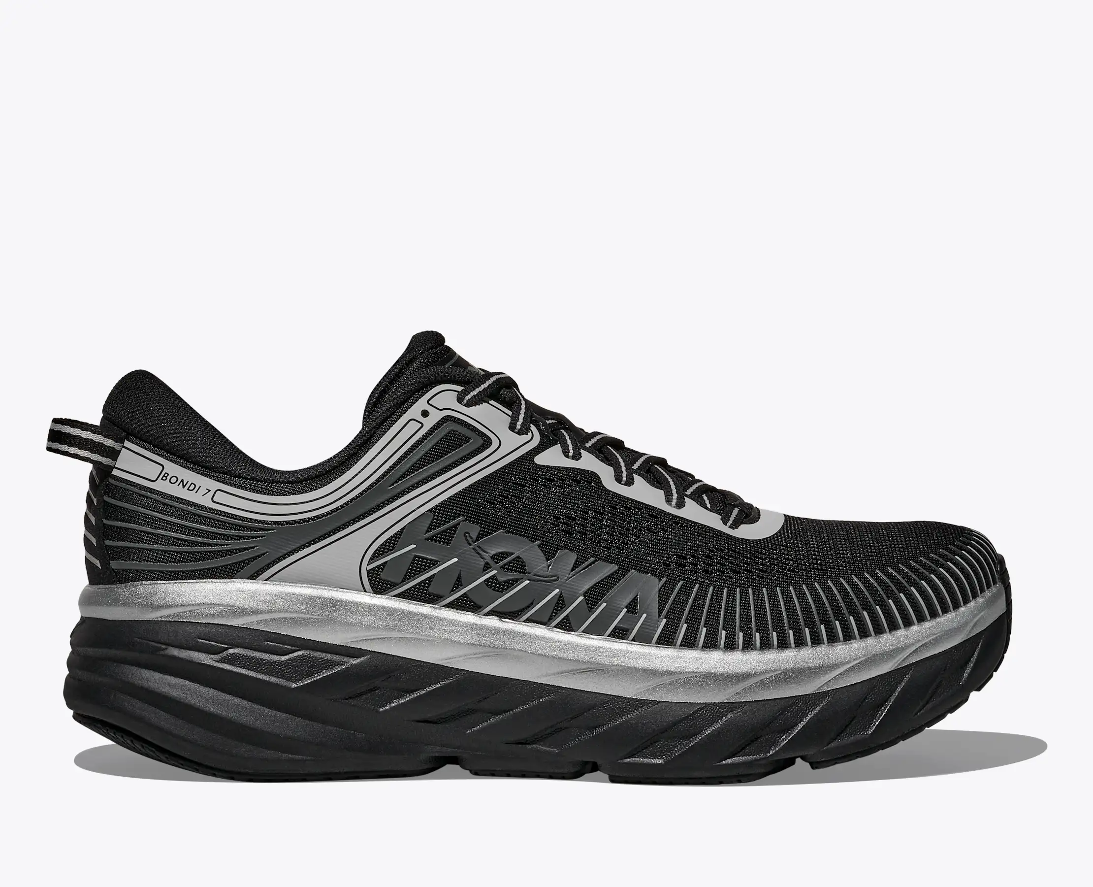 Men's Bondi 7 Most Cushioned Road Shoe | HOKA®